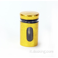 Deluxe Tuhao Gold Golding Specing Jars Set, Sale and Pepper Jars Capacity 150ml